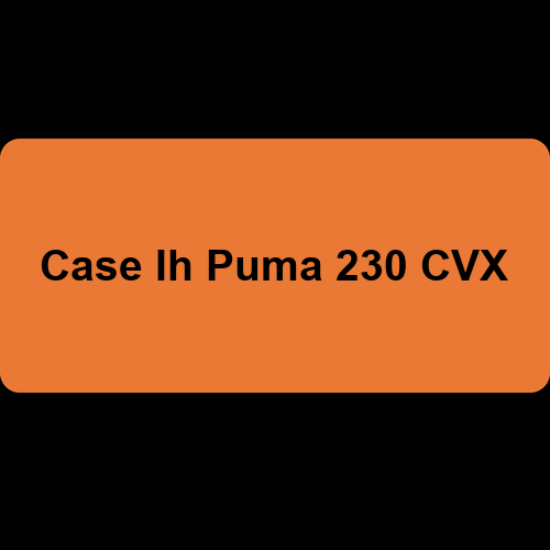 Case Ih Puma 230 CVX